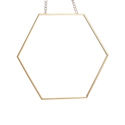 Miroir Hexagonal dia. 33 cm