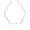 Miroir Hexagonal dia. 33 cm
